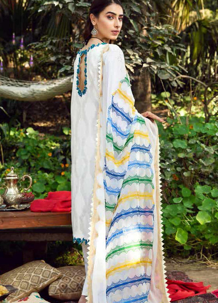 Charizma Embroidered Lawn Suits Unstitched 3 Piece CRZ21BN EBL-10 - Summer Collection