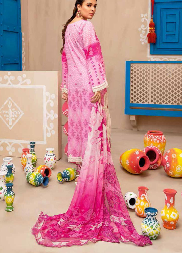 Chunri By Charizma Embroidered Lawn Suits Unstitched 3 Piece CRZ21CH 06 - Luxury Collection