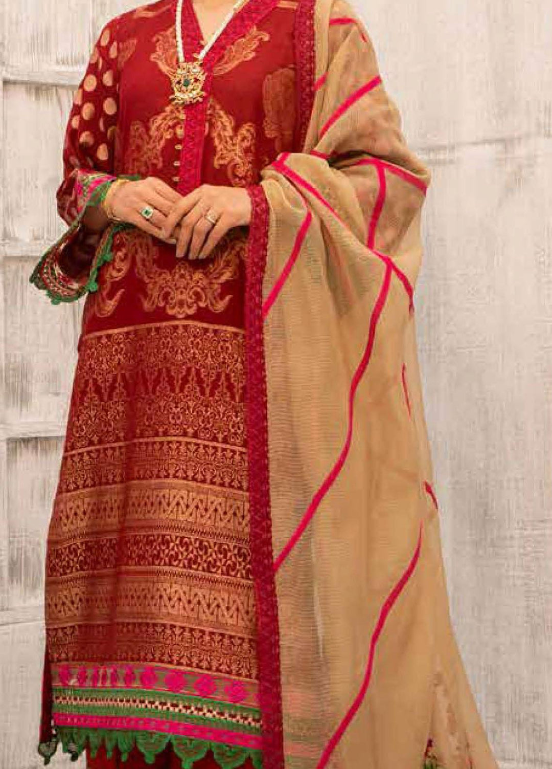 Charizma Embroidered Lawn Suits Unstitched 3 Piece CRZ21SJ 01 - Summer Collection