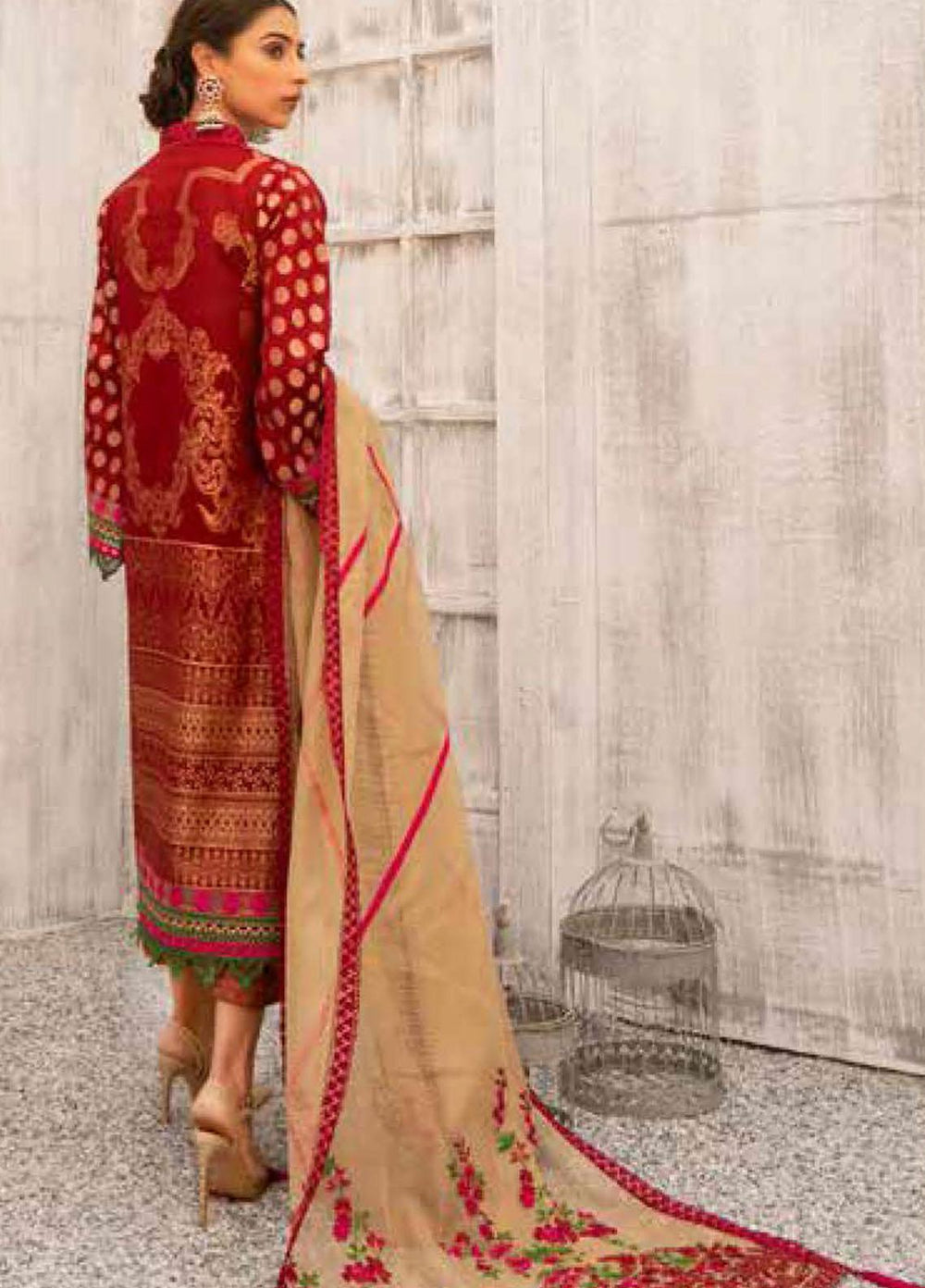 Charizma Embroidered Lawn Suits Unstitched 3 Piece CRZ21SJ 01 - Summer Collection