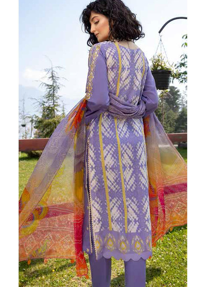 Charizma Embroidered Lawn Suits Unstitched 3 Piece CRZ21LS CSL-03 - Summer Collection