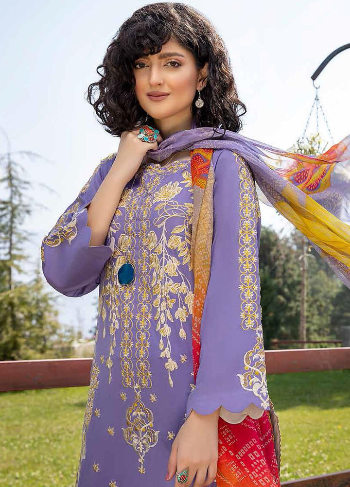 Charizma Embroidered Lawn Suits Unstitched 3 Piece CRZ21LS CSL-03 - Summer Collection
