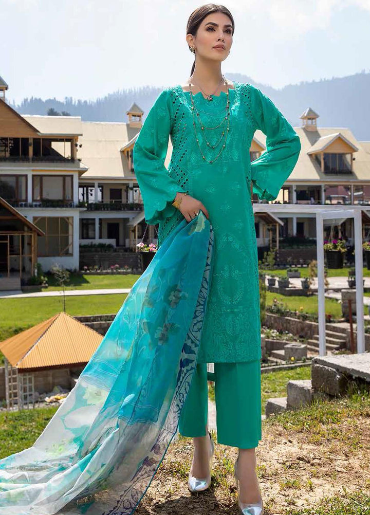 Charizma Embroidered Lawn Suits Unstitched 3 Piece CRZ21LS CSL-04 - Summer Collection