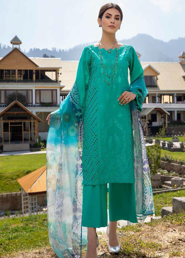 Charizma Embroidered Lawn Suits Unstitched 3 Piece CRZ21LS CSL-04 - Summer Collection