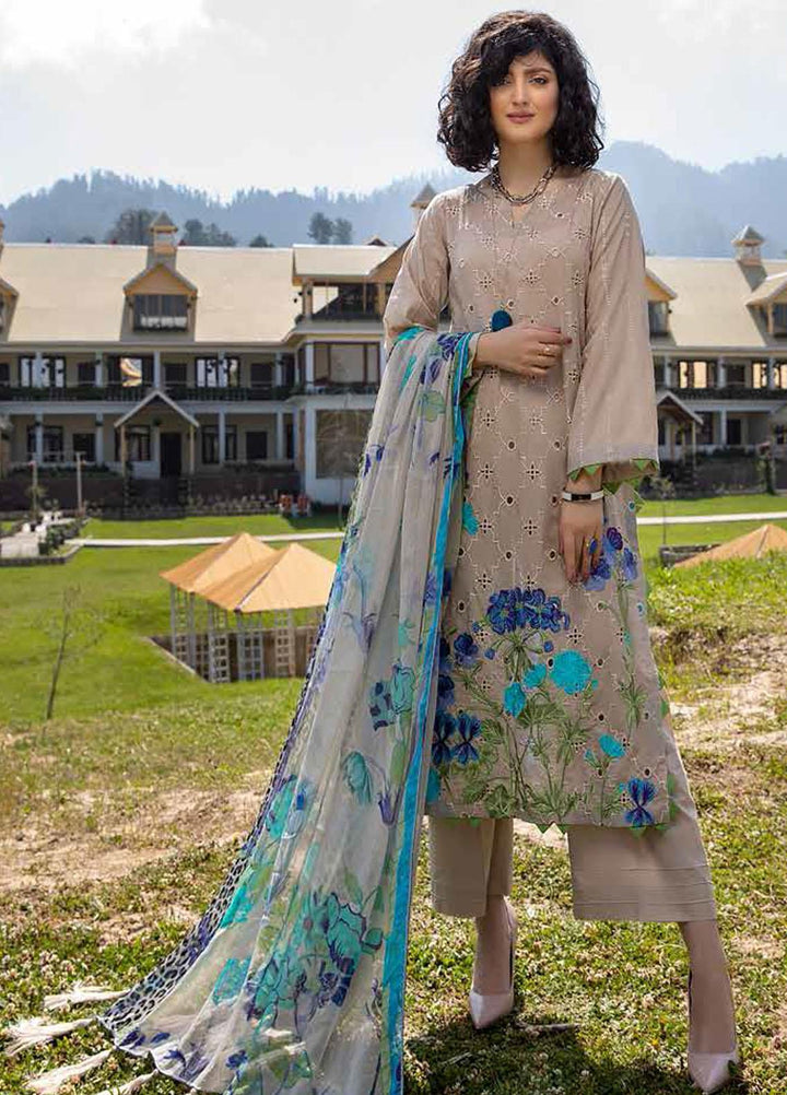 Charizma Embroidered Lawn Suits Unstitched 3 Piece CRZ21LS CSL-05 - Summer Collection