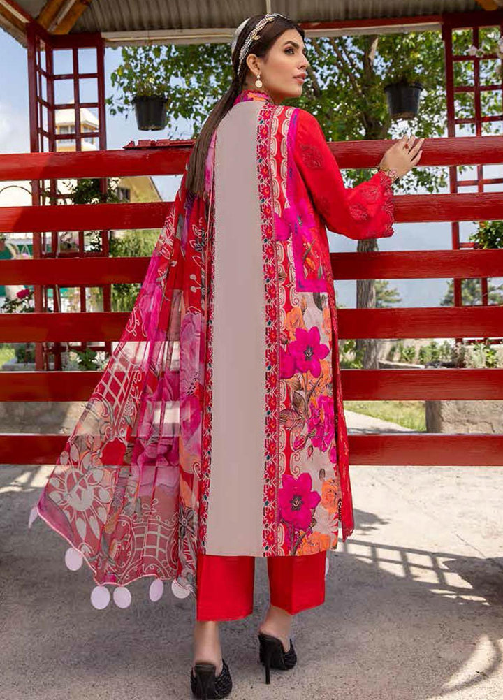 Charizma Embroidered Lawn Suits Unstitched 3 Piece CRZ21LS CSL-06 - Summer Collection