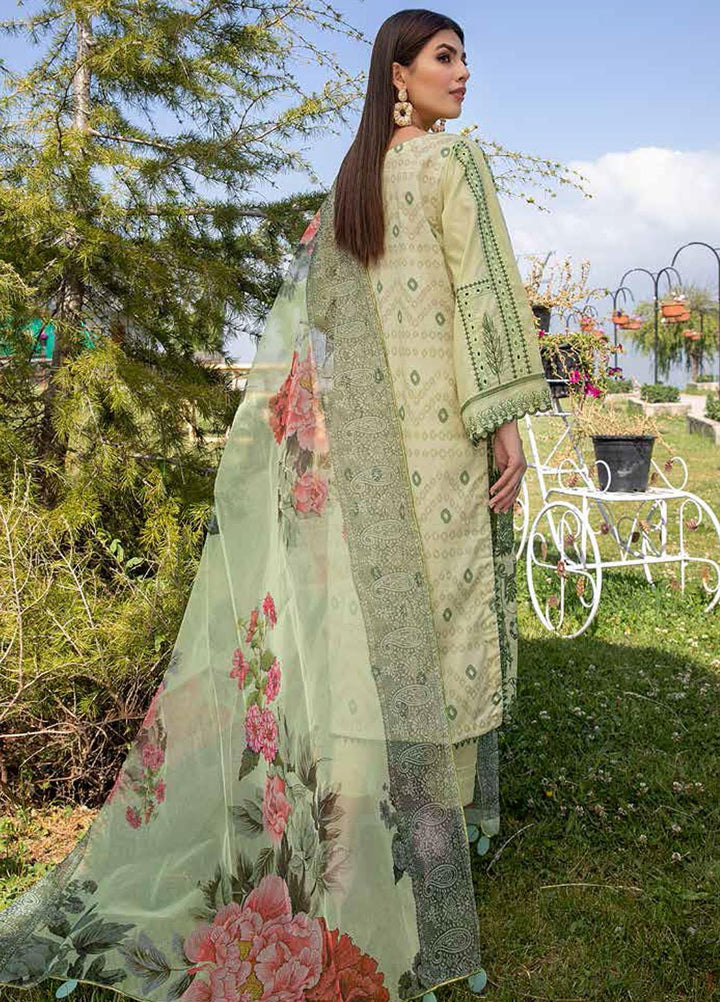 Charizma Embroidered Lawn Suits Unstitched 3 Piece CRZ21LS CSL-08 - Summer Collection