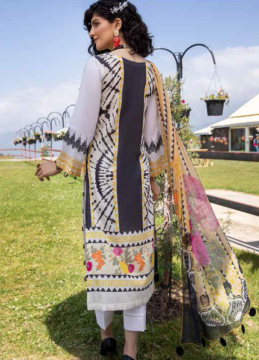 Charizma Embroidered Lawn Suits Unstitched 3 Piece CRZ21LS CSL-11 - Summer Collection