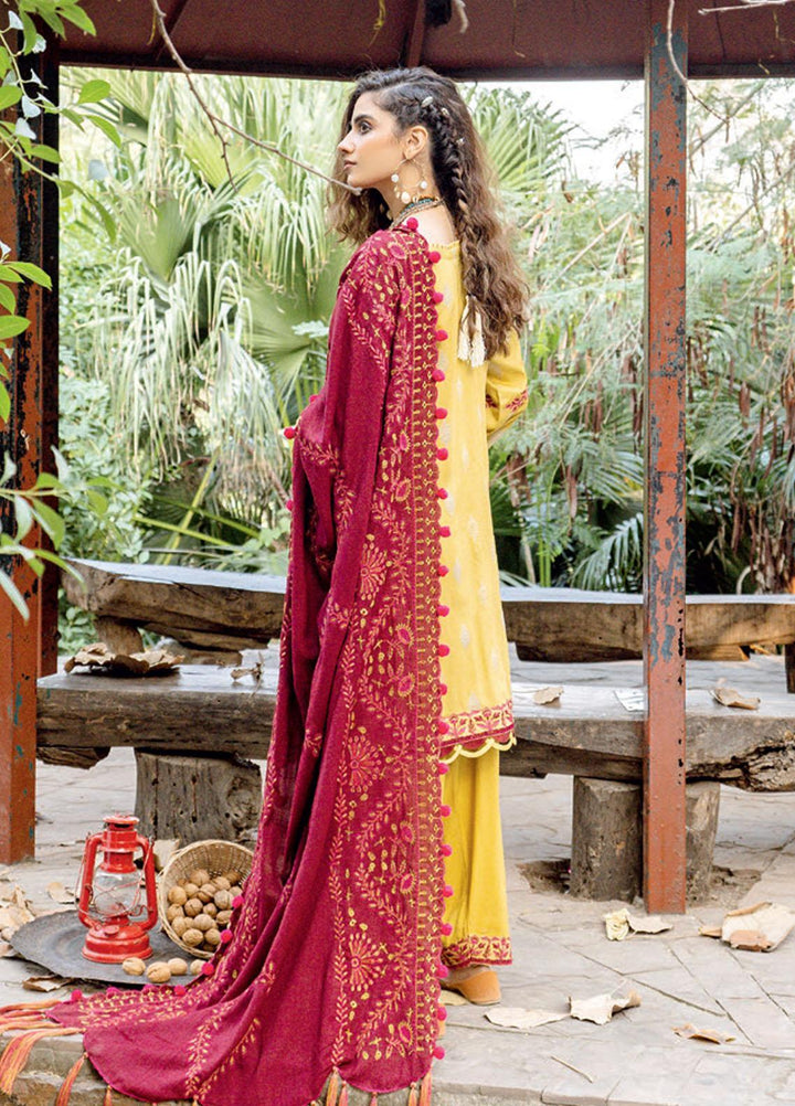 Charizma Embroidered Missouri Jacquard Suits Unstitched 3 Piece CRZ21MK MSK-19 ORCHID SHADOW - Winter Collection