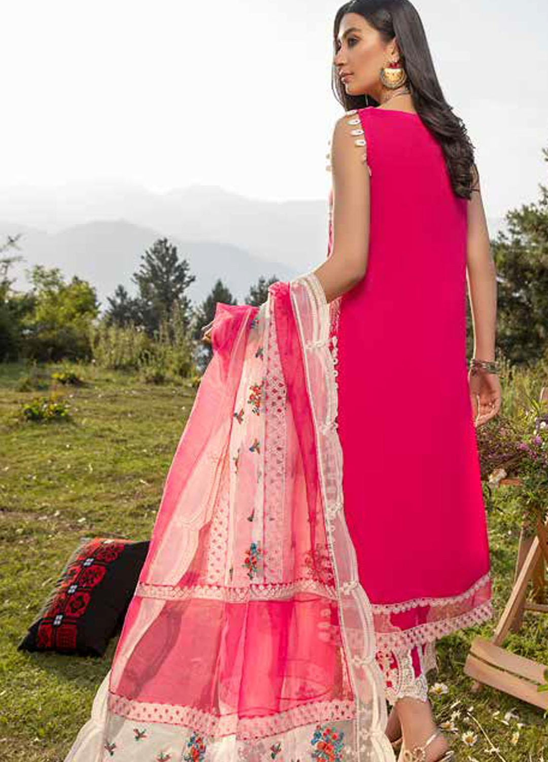 Charizma Embroidered Lawn Suits Unstitched 3 Piece CRZ21SM ED-11 - Festive Collection