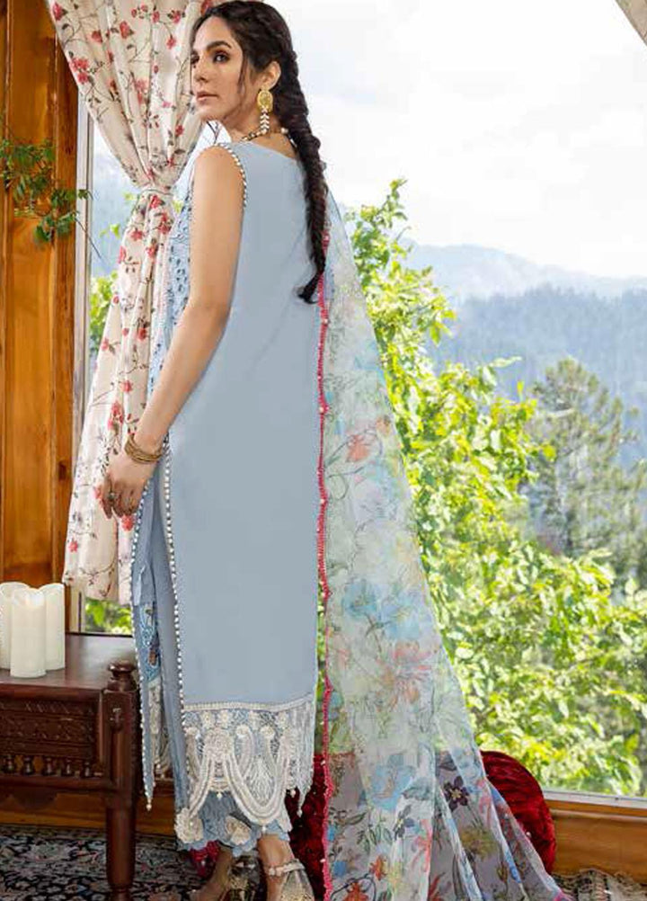 Charizma Embroidered Lawn Suits Unstitched 3 Piece CRZ21SM ED-12 - Festive Collection