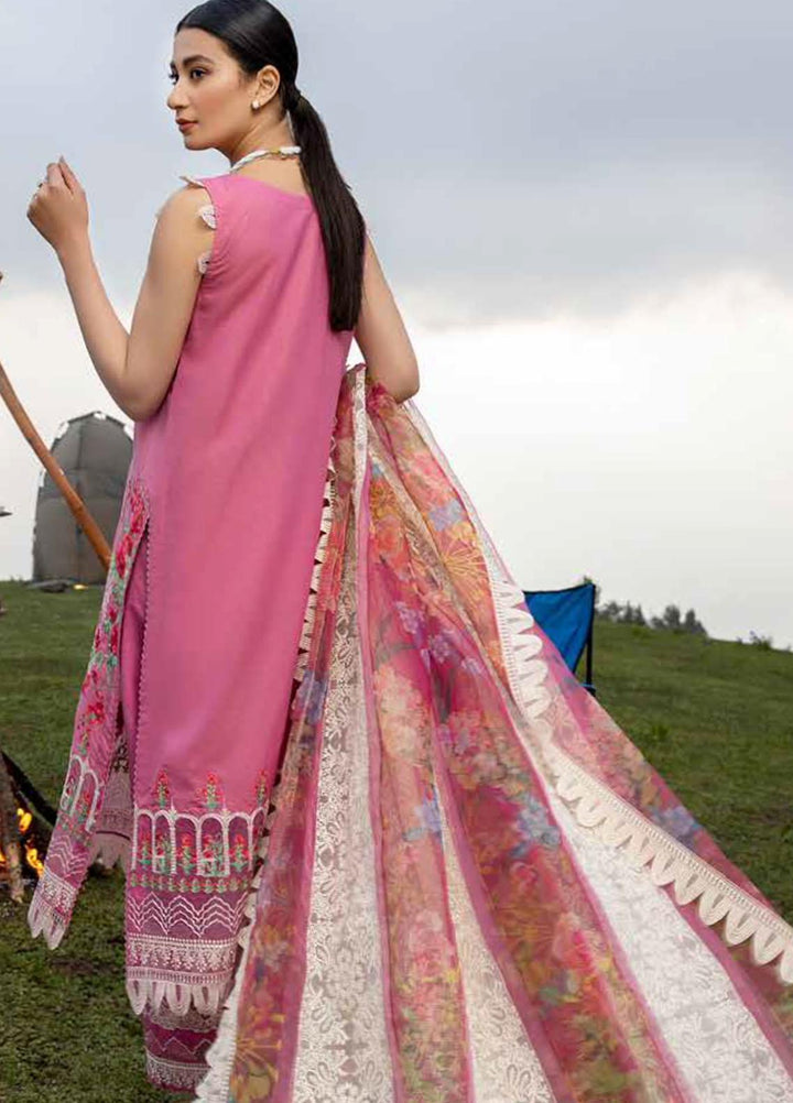 Charizma Embroidered Lawn Suits Unstitched 3 Piece CRZ21SM ED-17 - Festive Collection