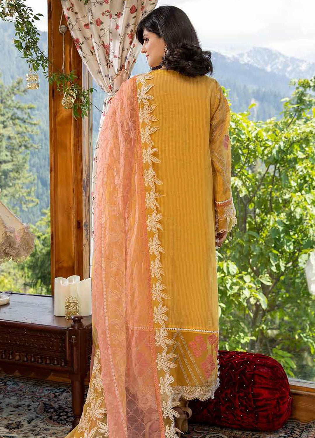 Charizma Embroidered Lawn Suits Unstitched 3 Piece CRZ21SM ED-18 - Festive Collection