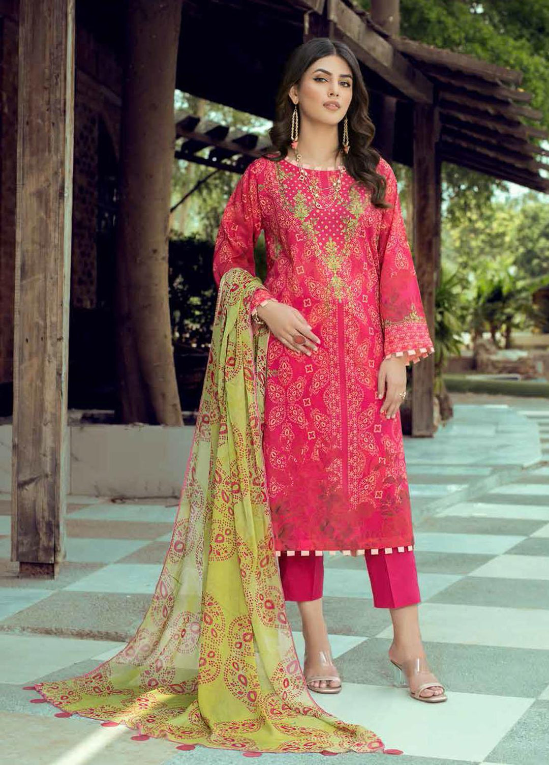 Signature Prints By Charizma Printed Lawn Suits Unstitched 3 Piece CRZ22SP CSP-02 - Summer Collection