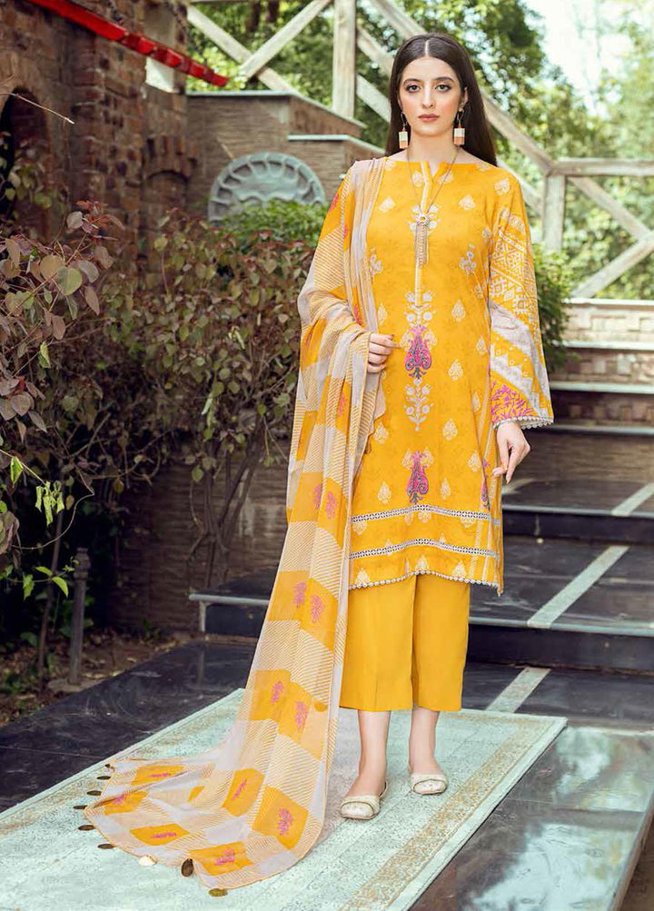 Signature Prints By Charizma Printed Lawn Suits Unstitched 3 Piece CRZ22SP CSP-03 - Summer Collection