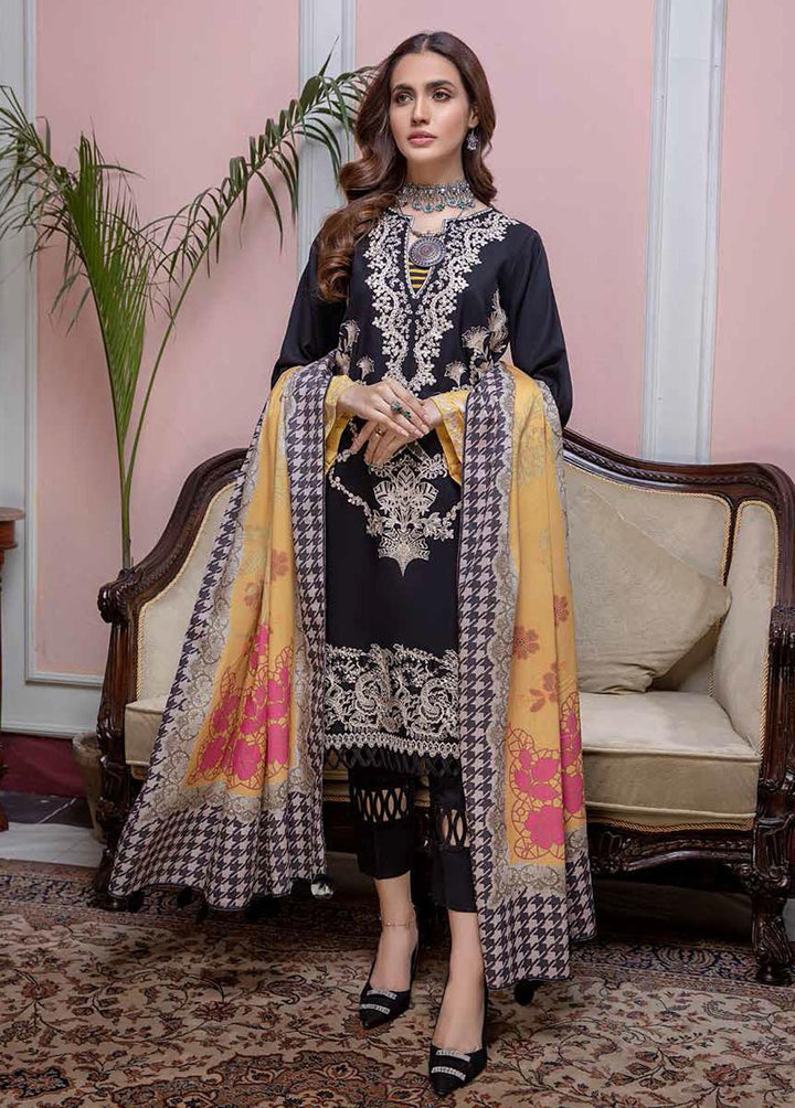 Charizma Embroidered Marina Suits Unstitched 3 Piece CRZ21SS CMW / 01 - Winter Collection