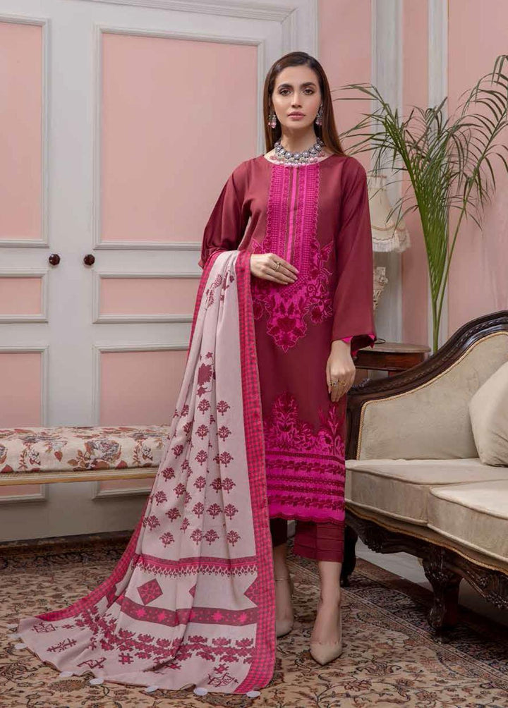 Charizma Embroidered Marina Suits Unstitched 3 Piece CRZ21SS CMW / 02 - Winter Collection