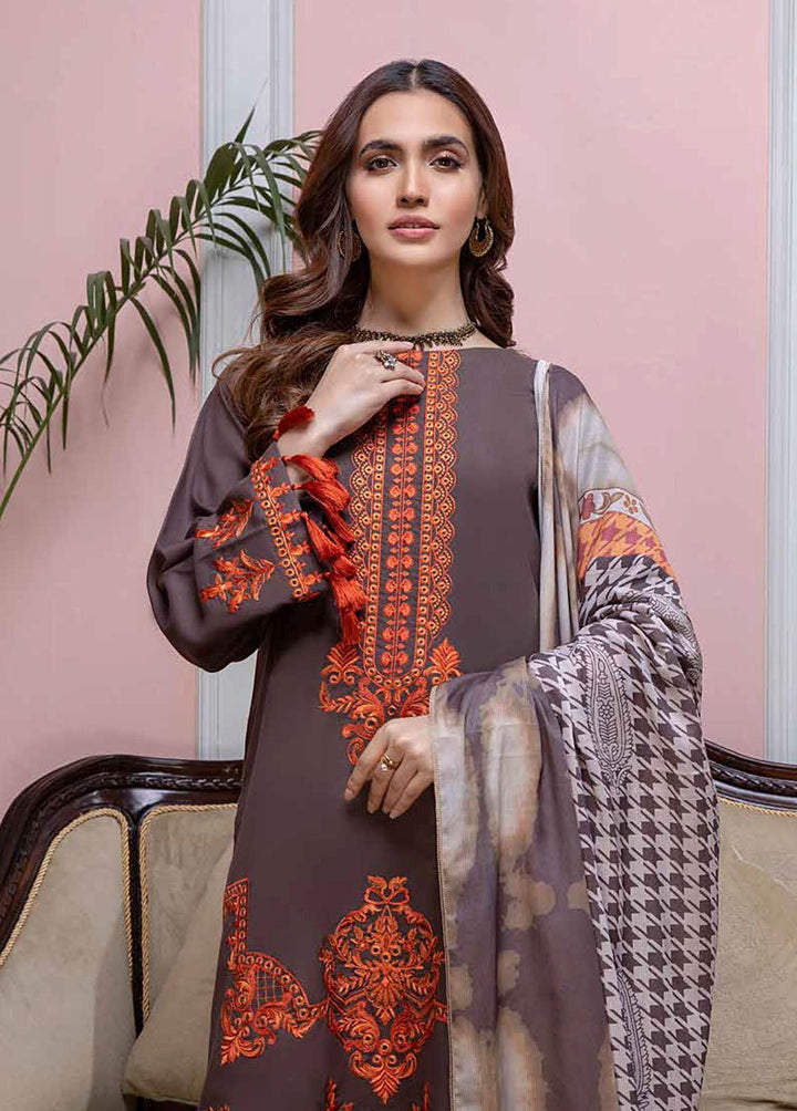 Charizma Embroidered Marina Suits Unstitched 3 Piece CRZ21SS CMW / 03 - Winter Collection