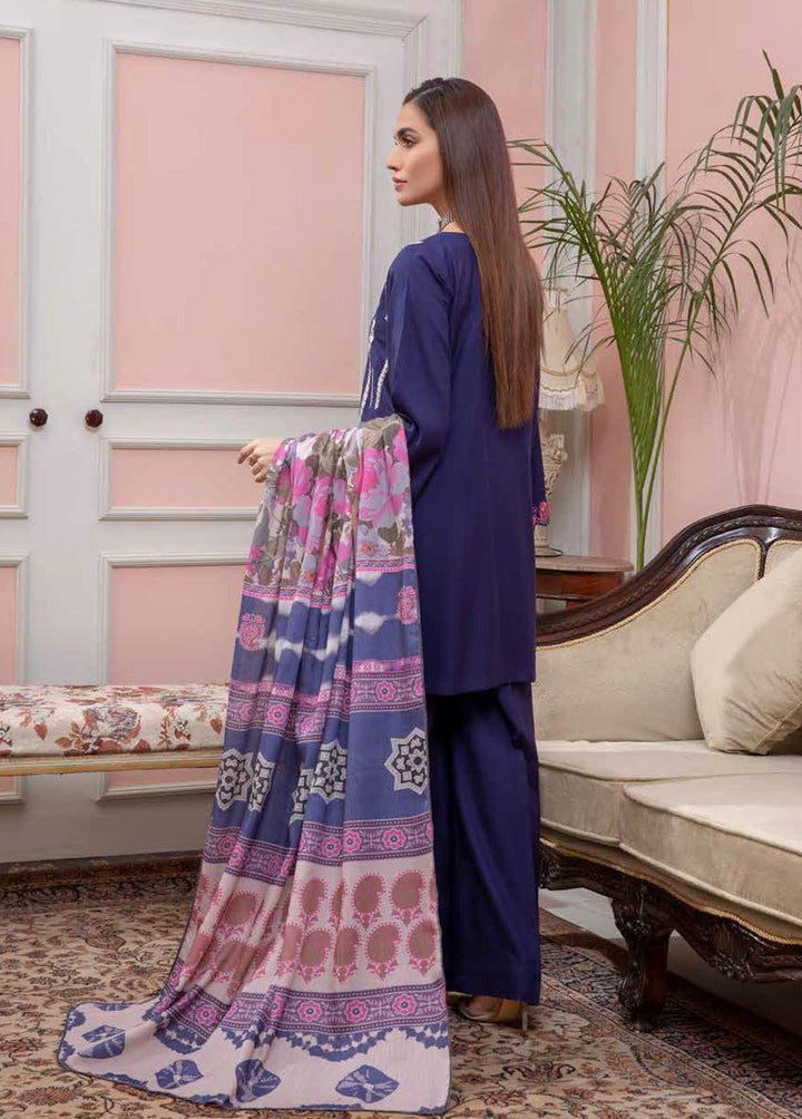 Charizma Embroidered Marina Suits Unstitched 3 Piece CRZ21SS CMW / 04 - Winter Collection