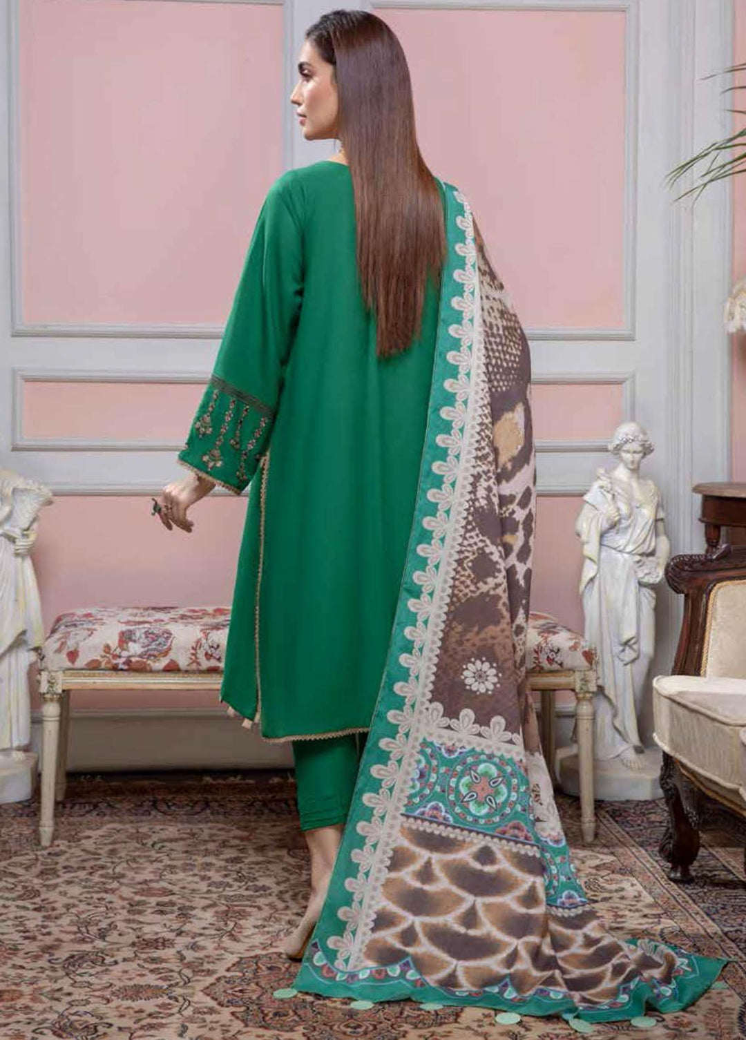 Charizma Embroidered Marina Suits Unstitched 3 Piece CRZ21SS CMW / 05 - Winter Collection
