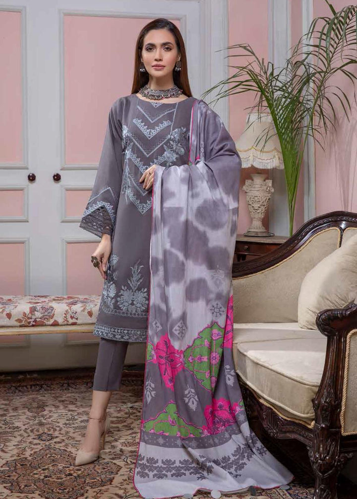 Charizma Embroidered Marina Suits Unstitched 3 Piece CRZ21SS CMW / 06 - Winter Collection