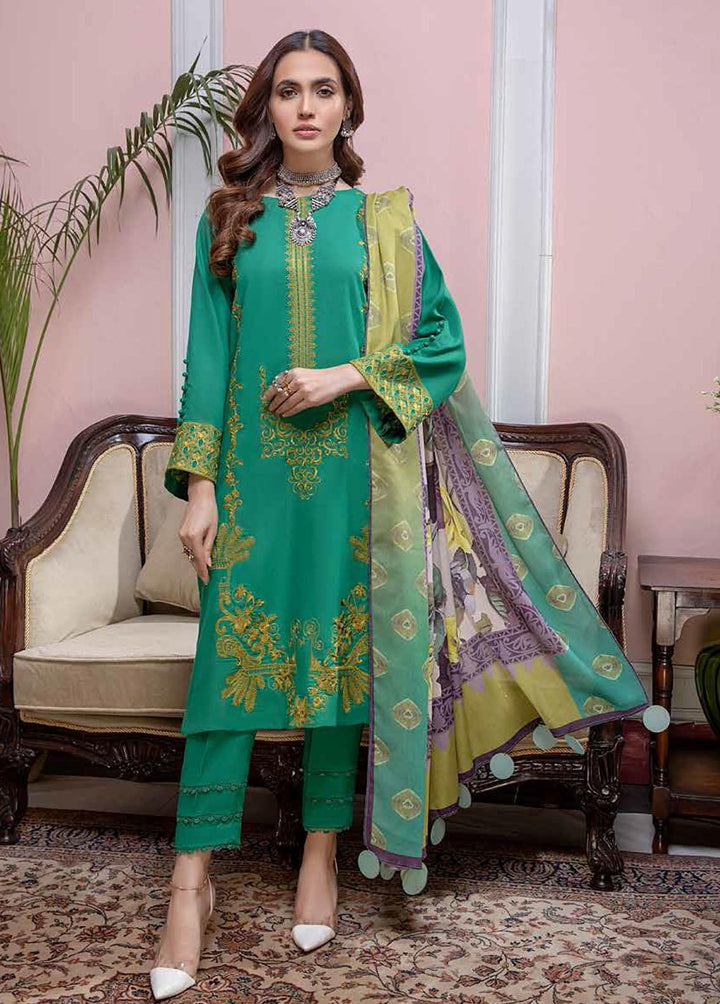 Charizma Embroidered Marina Suits Unstitched 3 Piece CRZ21SS CMW / 07 - Winter Collection
