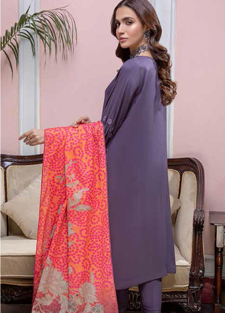 Charizma Embroidered Marina Suits Unstitched 3 Piece CRZ21SS CMW / 08 - Winter Collection