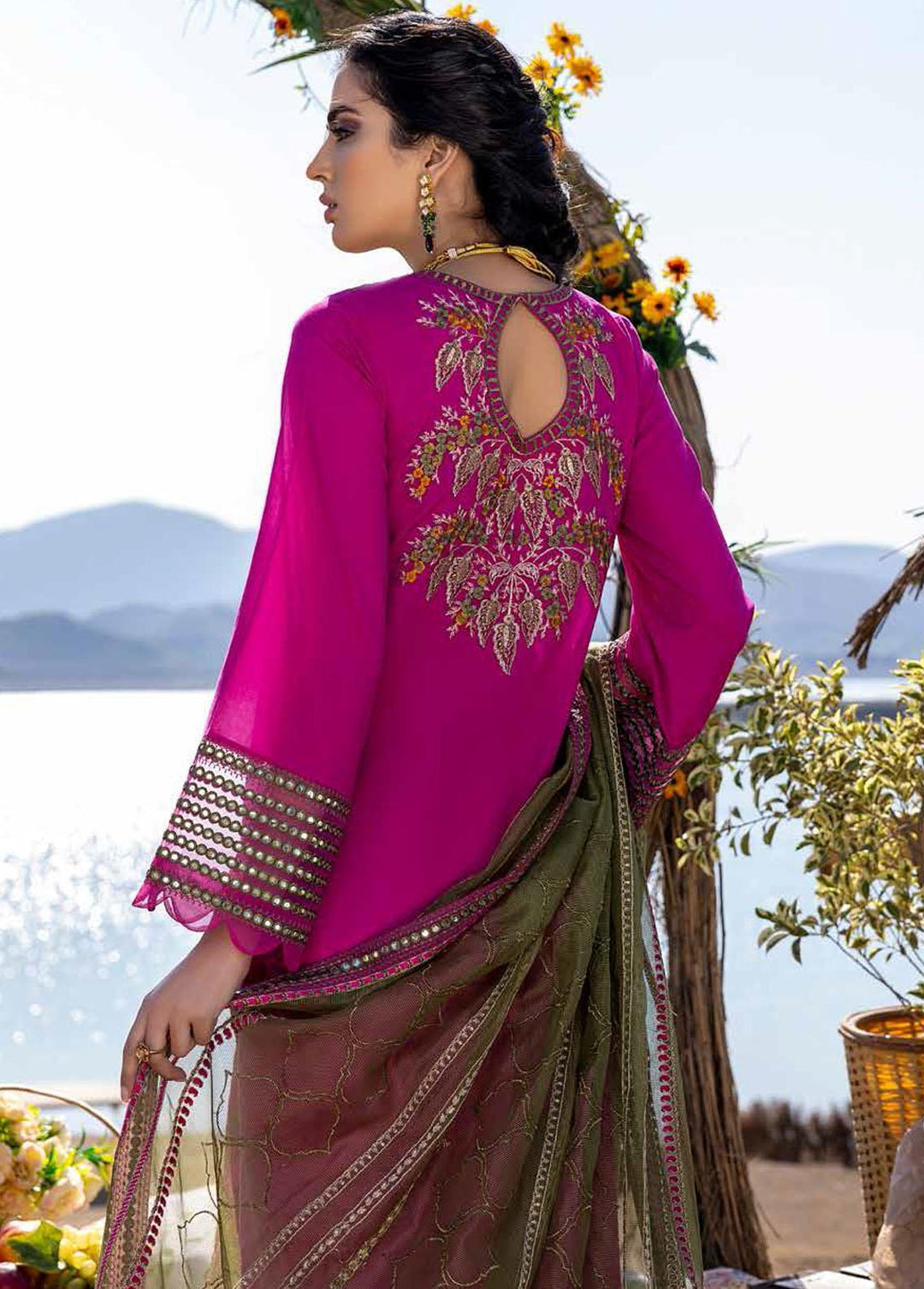 Charizma Embroidered Lawn Suits Unstitched 3 Piece CRZ22SS CFL-01 - Summer Collection