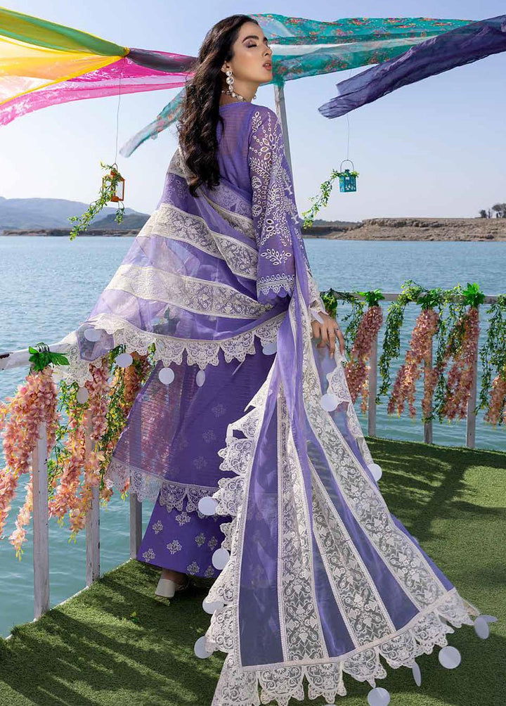 Charizma Embroidered Lawn Suits Unstitched 3 Piece CRZ22SS CFL-02 - Summer Collection