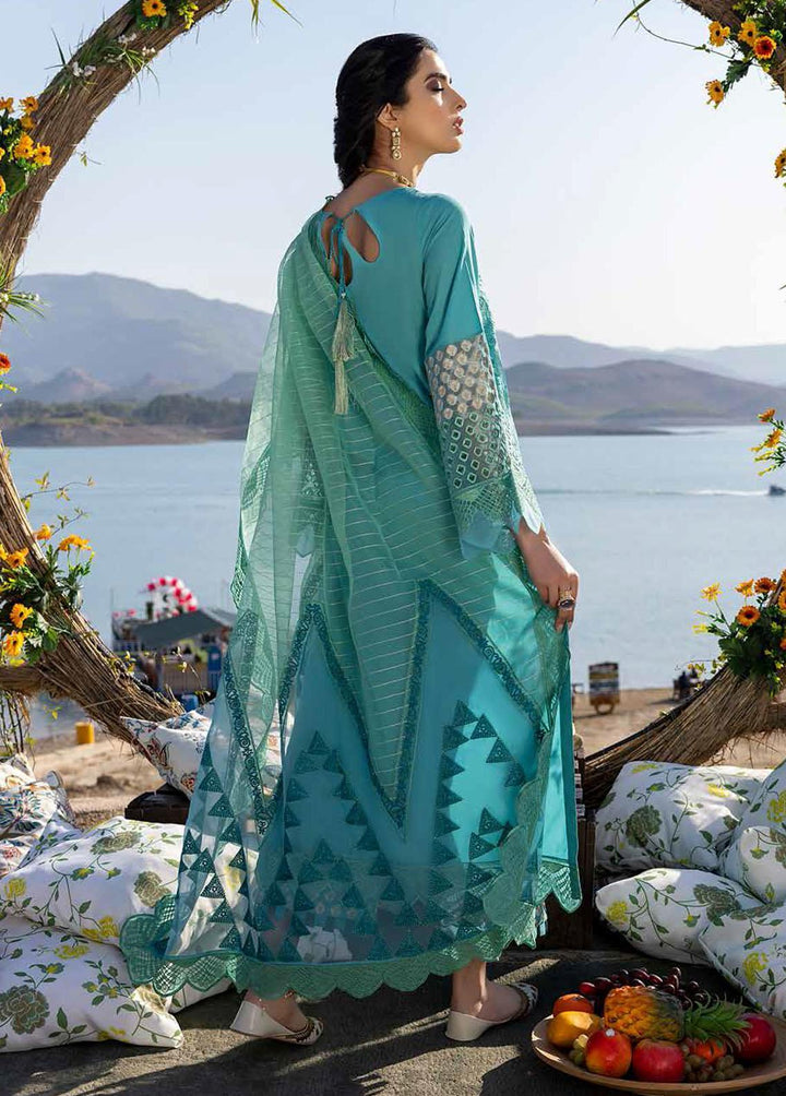 Charizma Embroidered Lawn Suits Unstitched 3 Piece CRZ22SS CFL-03A - Summer Collection