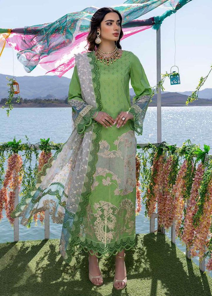 Charizma Embroidered Lawn Suits Unstitched 3 Piece CRZ22SS CFL-04 - Summer Collection
