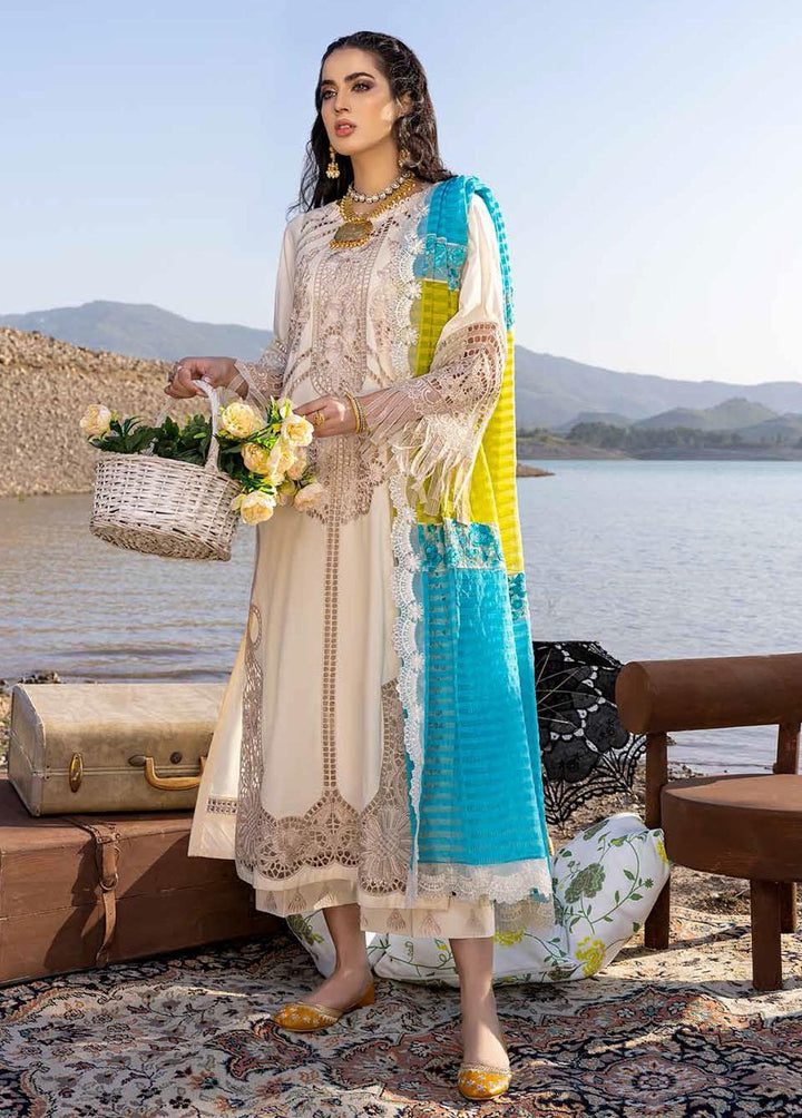 Charizma Embroidered Lawn Suits Unstitched 3 Piece CRZ22SS CFL-05 - Summer Collection