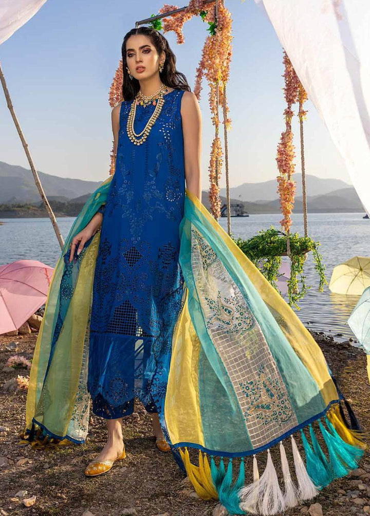 Charizma Embroidered Lawn Suits Unstitched 3 Piece CRZ22SS CFL-06 - Summer Collection