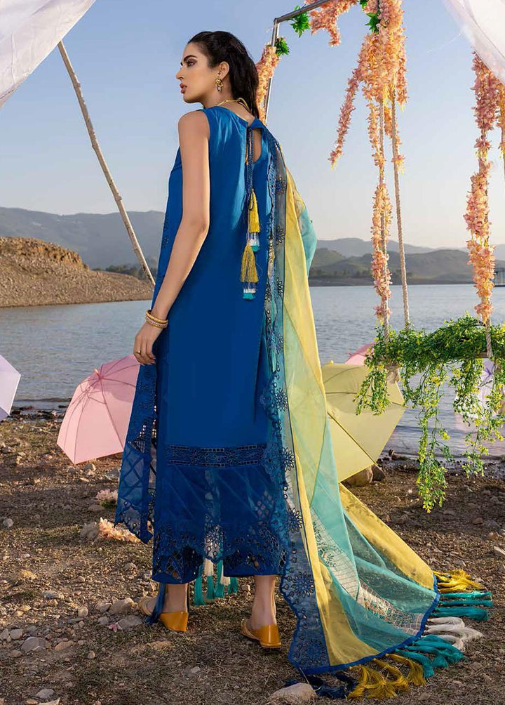 Charizma Embroidered Lawn Suits Unstitched 3 Piece CRZ22SS CFL-06 - Summer Collection