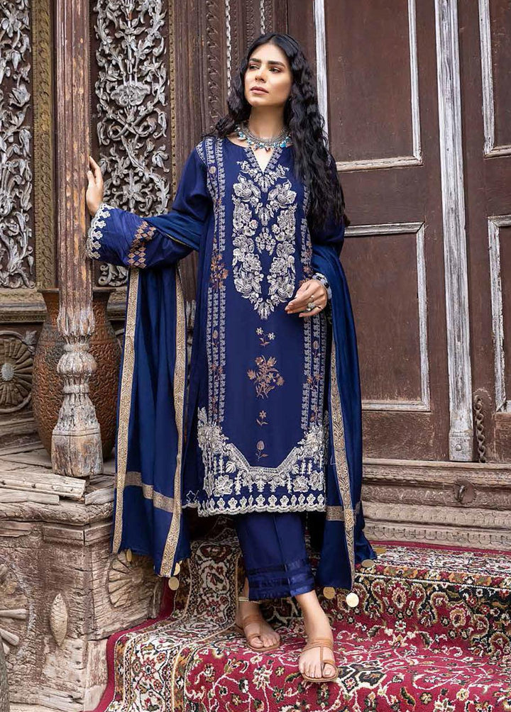 Signature Series By Charizma Embroidered Leather Peach Suits Unstitched 3 Piece CRZ22LP CSS-03 - Winter Collection