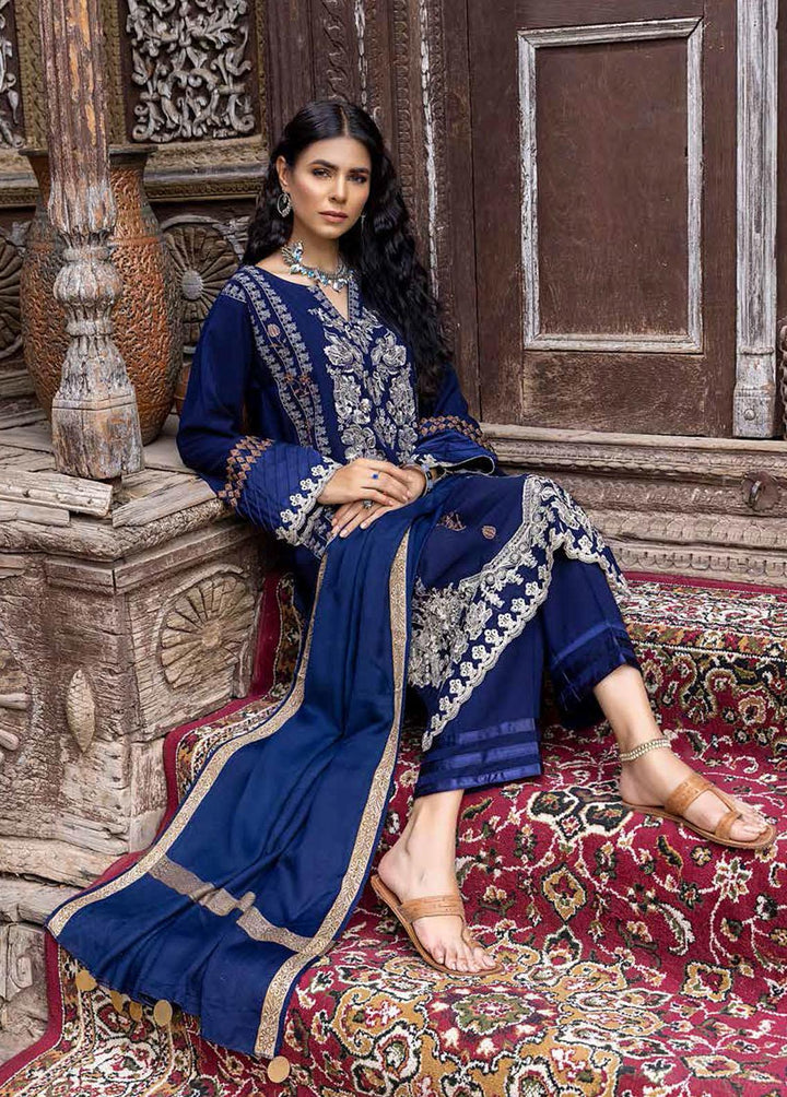 Signature Series By Charizma Embroidered Leather Peach Suits Unstitched 3 Piece CRZ22LP CSS-03 - Winter Collection