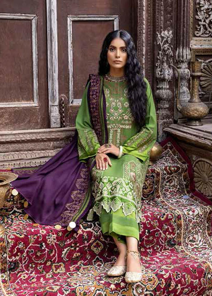 Signature Series By Charizma Embroidered Leather Peach Suits Unstitched 3 Piece CRZ22LP CSS-04 - Winter Collection