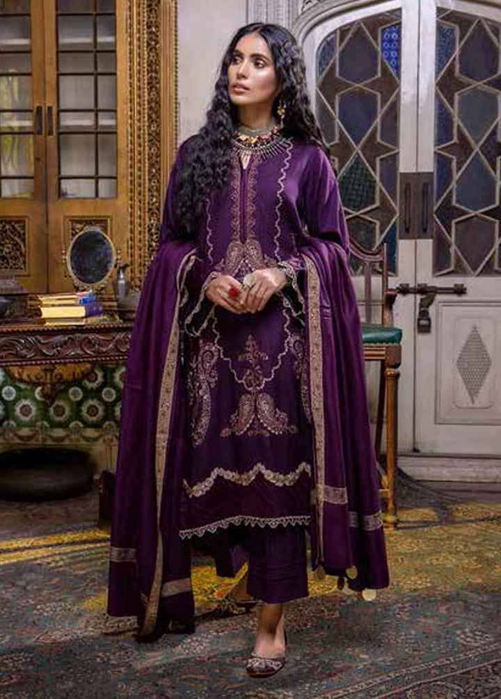 Signature Series By Charizma Embroidered Leather Peach Suits Unstitched 3 Piece CRZ22LP CSS-06 - Winter Collection