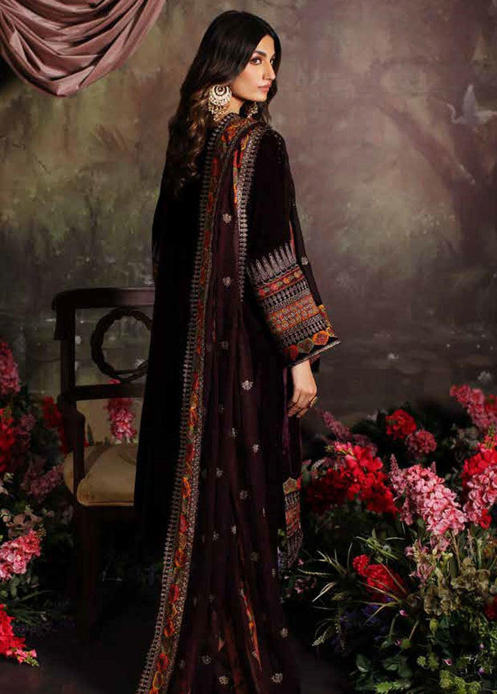 Signora By Charizma Embroidered Velvet Suits Unstitched 3 Piece CRZ23VT CVT3-01 - Premium Collection