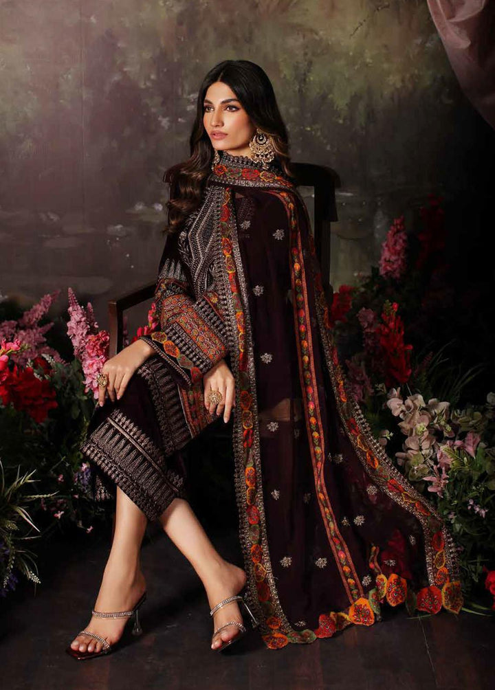 Signora By Charizma Embroidered Velvet Suits Unstitched 3 Piece CRZ23VT CVT3-01 - Premium Collection