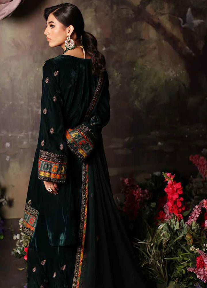 Signora By Charizma Embroidered Velvet Suits Unstitched 3 Piece CRZ23VT CVT3-02 - Premium Collection
