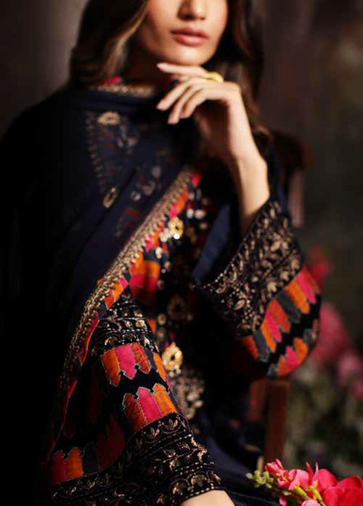 Signora By Charizma Embroidered Velvet Suits Unstitched 3 Piece CRZ23VT CVT3-07 - Premium Collection