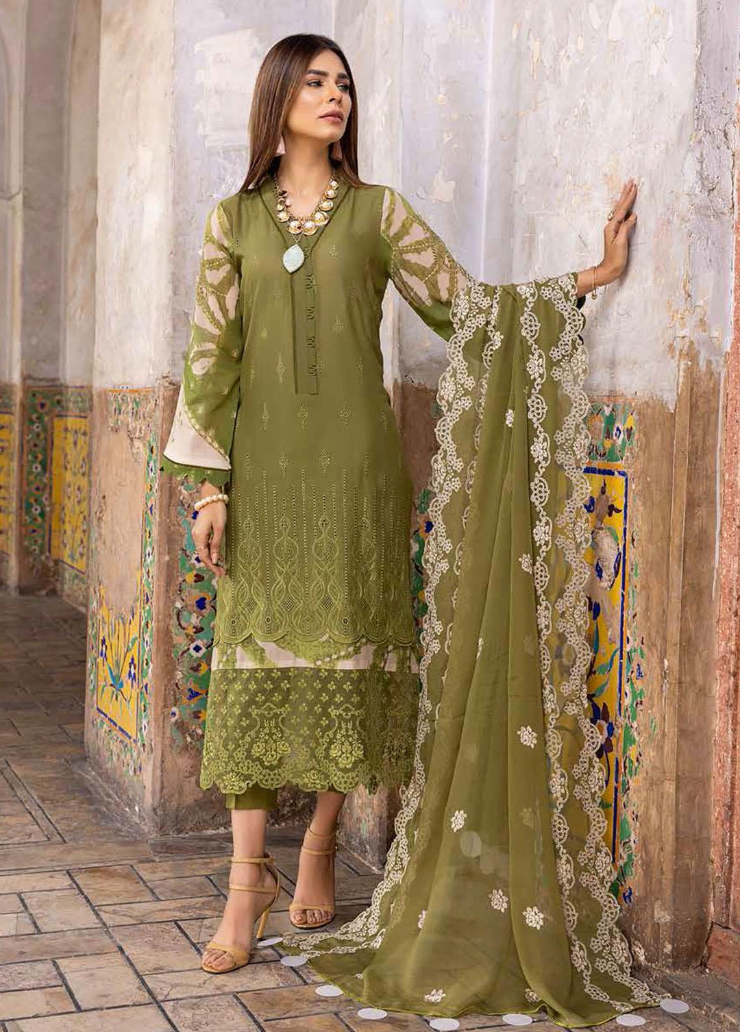 Swiss Miss By Charizma Embroidered Swiss Voile Suits Unstitched 3 Piece CRZ22SM CSM 02 - Summer Collection