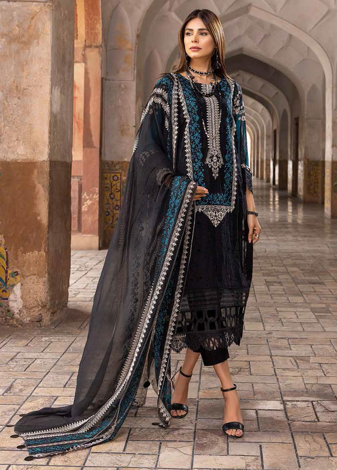 Swiss Miss By Charizma Embroidered Swiss Voile Suits Unstitched 3 Piece CRZ22SM CSM 04 - Summer Collection