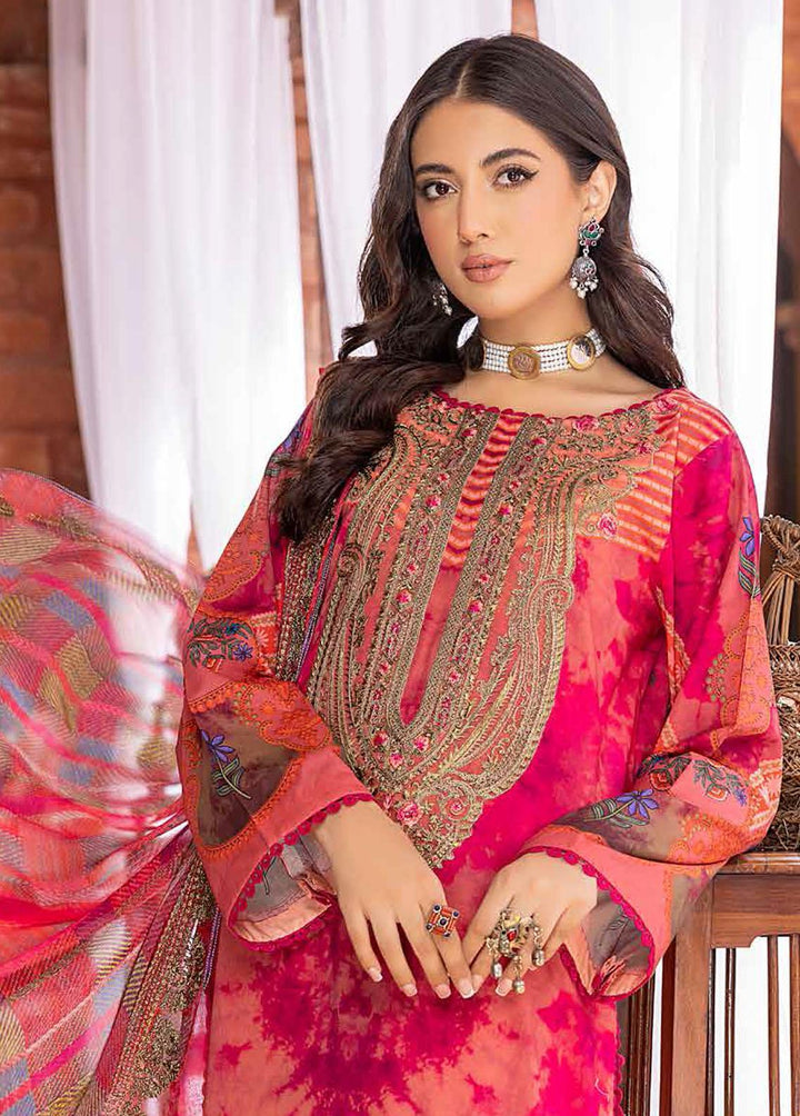 Swiss Miss By Charizma Embroidered Swiss Voile Suits Unstitched 3 Piece CRZ23SM CSM-01 - Summer Collection