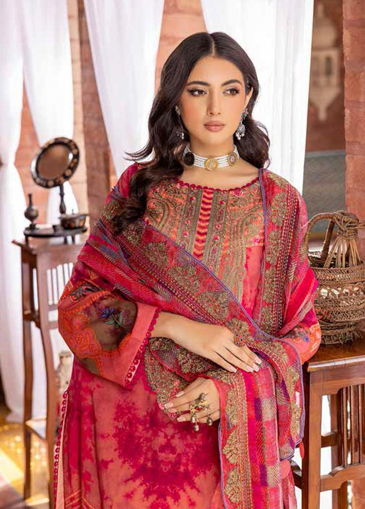 Swiss Miss By Charizma Embroidered Swiss Voile Suits Unstitched 3 Piece CRZ23SM CSM-01 - Summer Collection