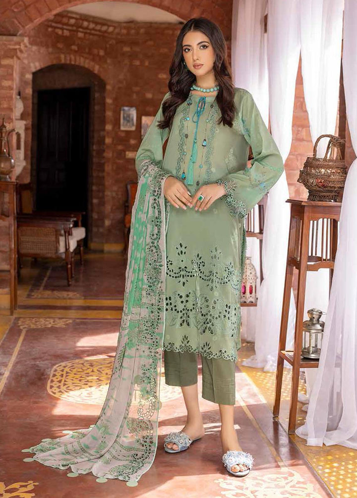Swiss Miss By Charizma Embroidered Swiss Voile Suits Unstitched 3 Piece CRZ23SM CSM-02 - Summer Collection