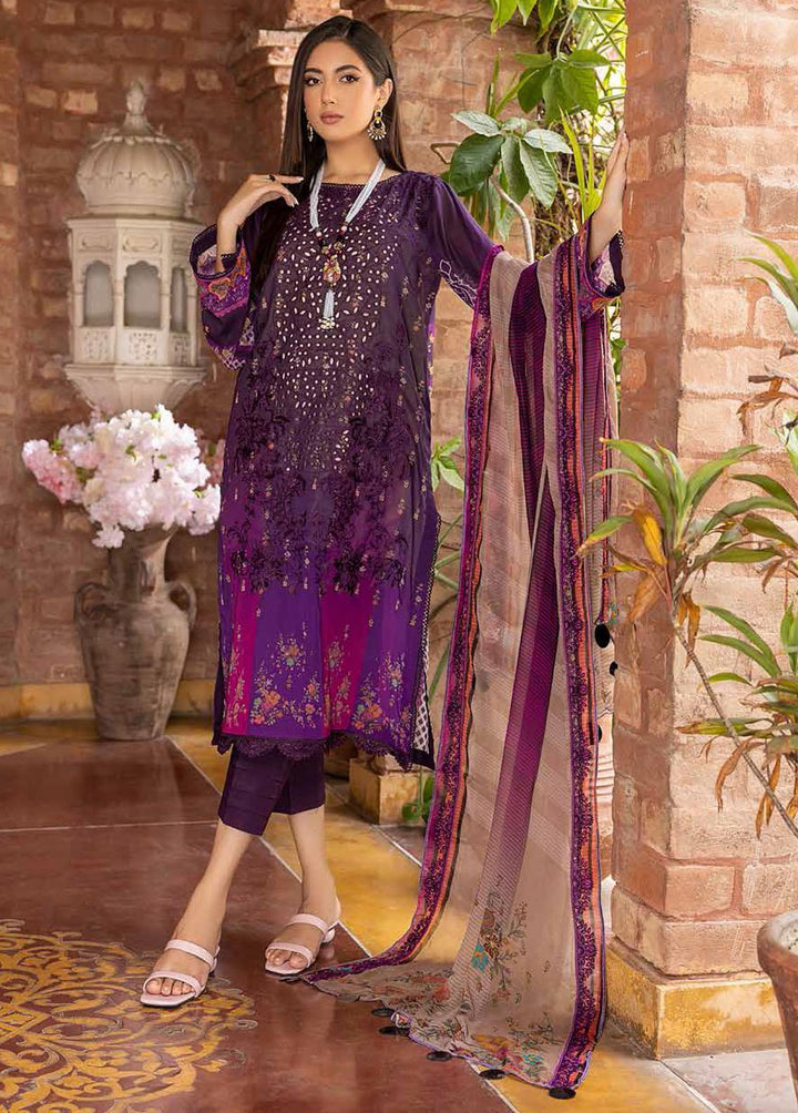 Swiss Miss By Charizma Embroidered Swiss Voile Suits Unstitched 3 Piece CRZ23SM CSM-03 - Summer Collection