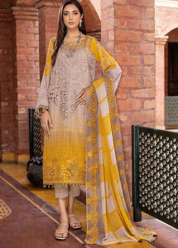 Swiss Miss By Charizma Embroidered Swiss Voile Suits Unstitched 3 Piece CRZ23SM CSM-04 - Summer Collection