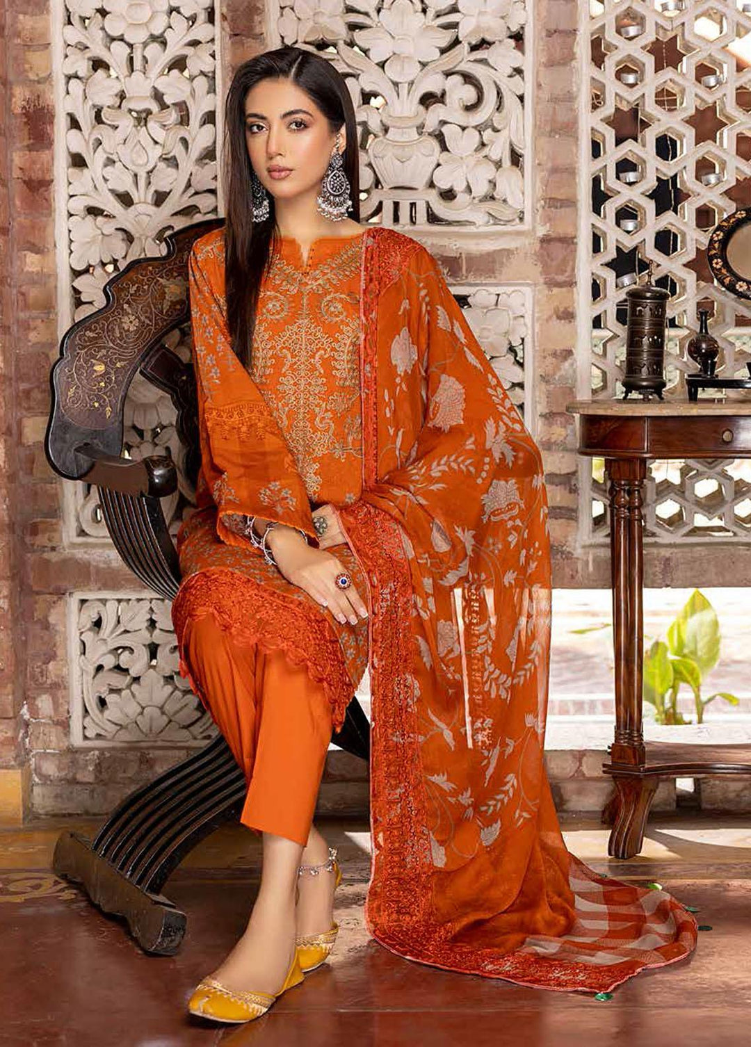 Swiss Miss By Charizma Embroidered Swiss Voile Suits Unstitched 3 Piece CRZ23SM CSM-06 - Summer Collection